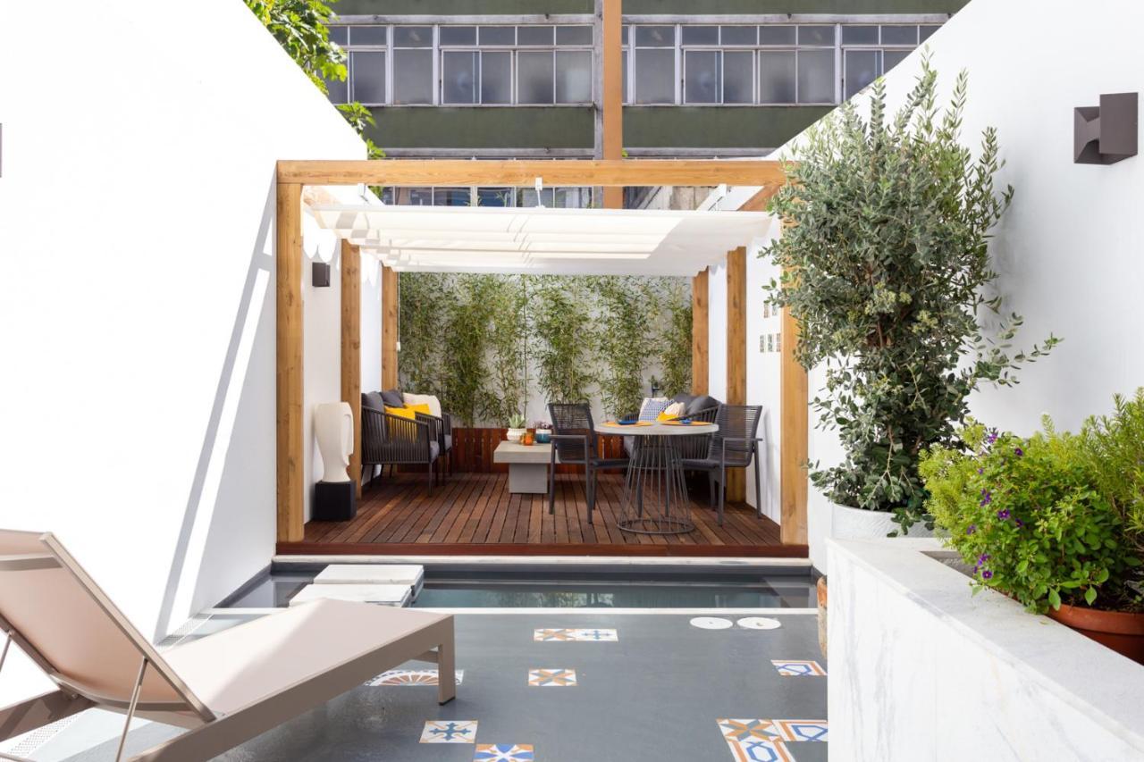 Stupendo- Two Rooms, Patio With Refreshing Pond-Center-Air Conditioning-Free Park Lisboa Extérieur photo