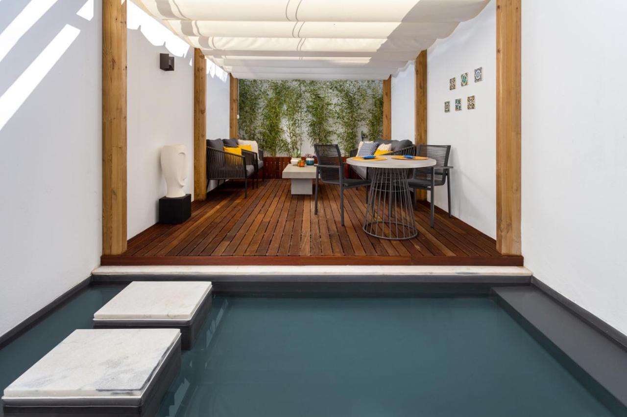 Stupendo- Two Rooms, Patio With Refreshing Pond-Center-Air Conditioning-Free Park Lisboa Extérieur photo