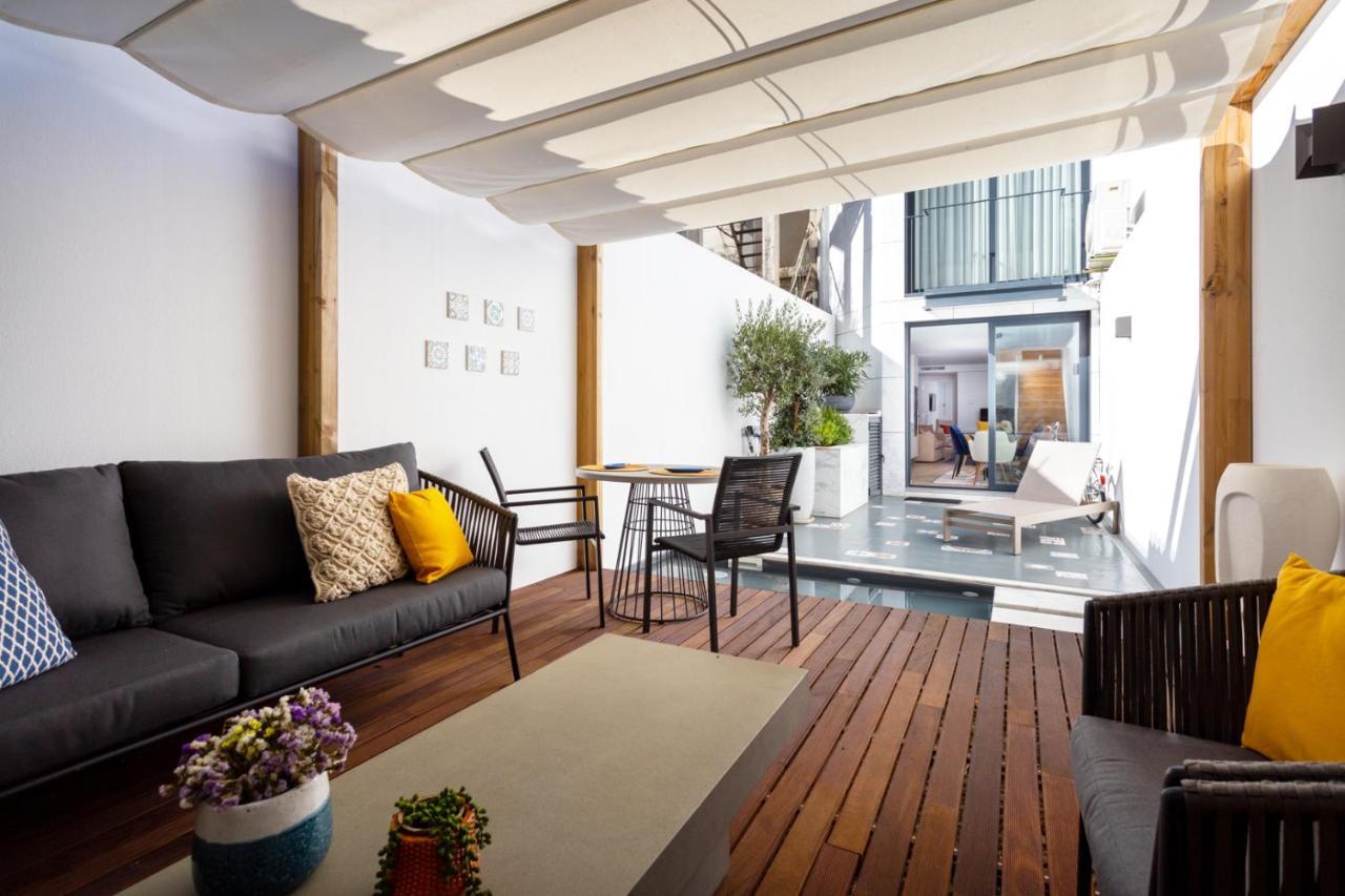 Stupendo- Two Rooms, Patio With Refreshing Pond-Center-Air Conditioning-Free Park Lisboa Extérieur photo