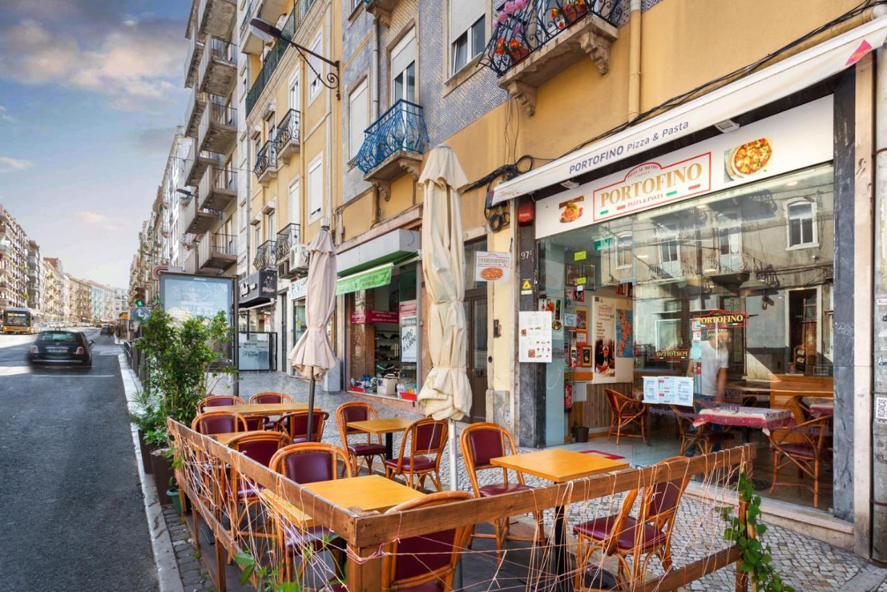 Stupendo- Two Rooms, Patio With Refreshing Pond-Center-Air Conditioning-Free Park Lisboa Extérieur photo